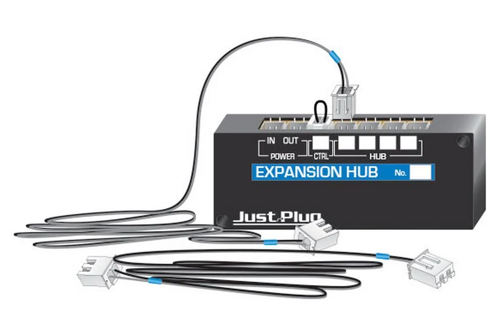 WOODLAND SCENICS EXPANSION HUB FOR JUST PLUG LIGHTING SYSTEM wiring WDS5702 NEW