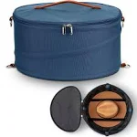 Dynamic Hat Box for Travel and Storage - Collapsible Design with 4 Stabilizing Rods for Added Support - Hat Boxes for Women and Men - Versatile Hat