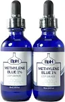 Methylene Blue, 1% USP Grade: 250 mL Twin Pack Glass: 3rd Party Tested