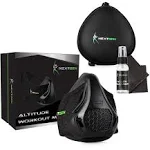 Nextgen Altitude Workout Mask Cardio Breathing & Respiratory Strength Trainer 24 Oxygen Deprivation Levels,