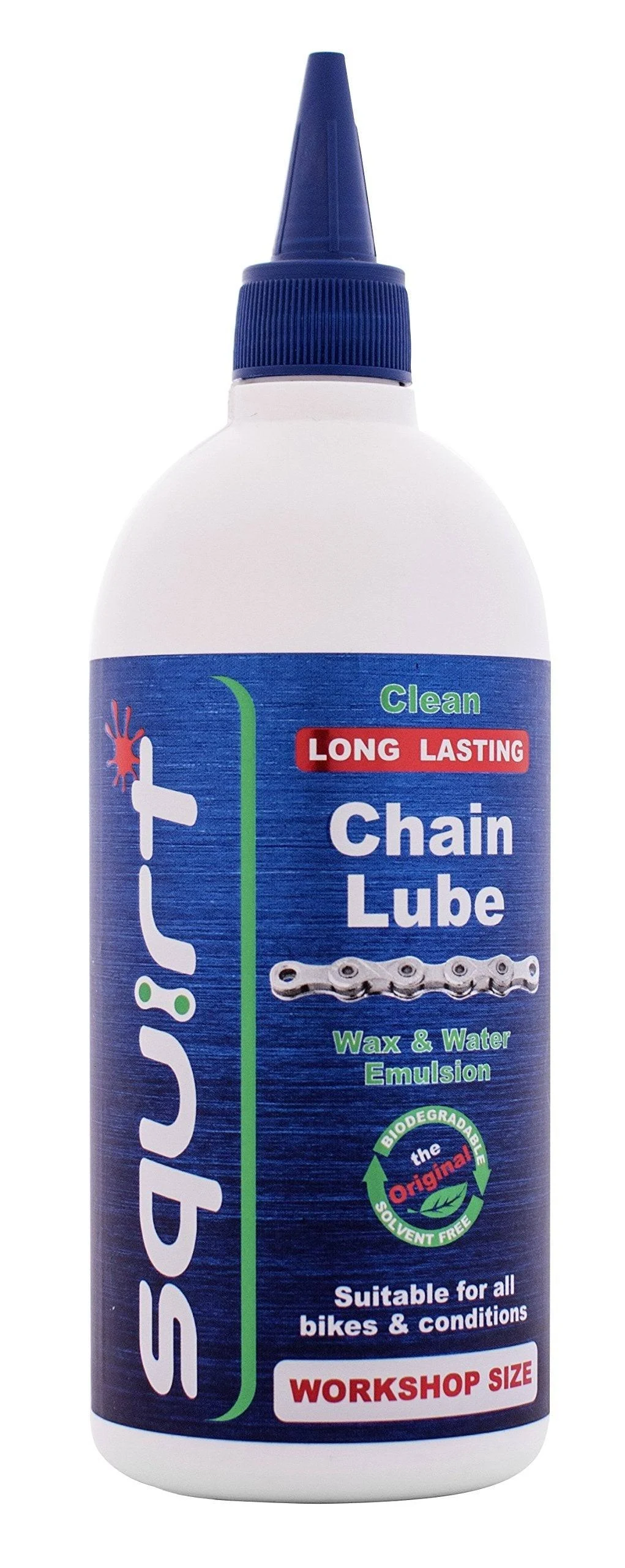 Squirt Long Lasting Dry Lube Chain Lubricant Road Mountain Wax Based 0.5oz Bike