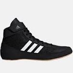 Adidas HVC 2 Black/White Wrestling Shoes 9.5