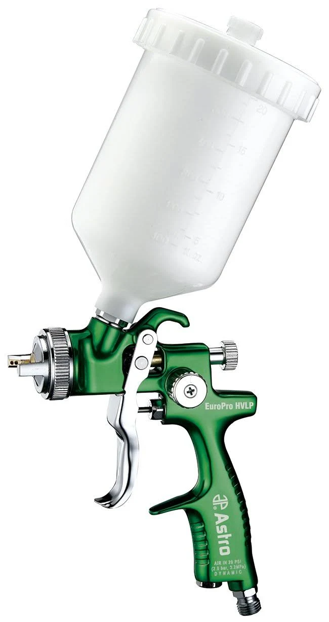 Astro EUROHV109 EuorPro Forged HVLP Spray Gun with 1.9mm Nozzle and Plastic Cup