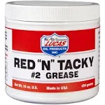 Lucas 10574 Red N Tacky #2 Grease 1lb. Tub