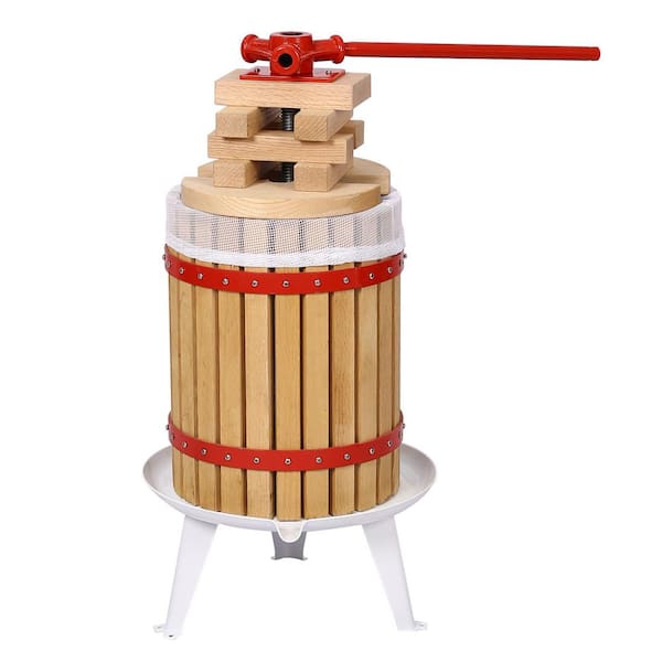 Tatayosi 3.17 Gal./12 L Manual Old-Fashioned Traditional Fruit Wine Juicer ...