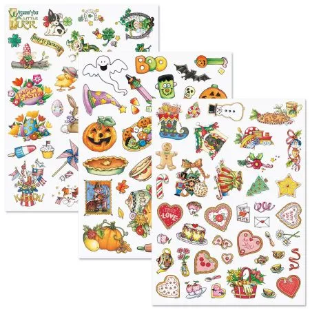 Mary Engelbreit® Year-Round Holidays Sticker Value Pack