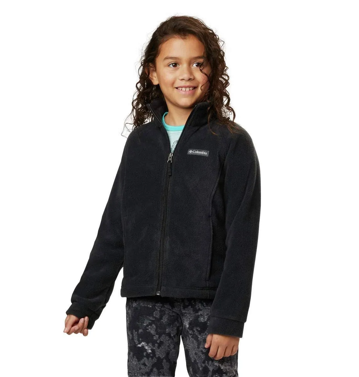 Columbia Benton Springs Fleece Jacket - Infant Girls' Black, 3/6M