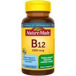 Nature Made Vitamin B12 1000 mcg, Dietary Supplement For Energy Metabolism Support, 75 Time Release Tablets, 75 Day Supply