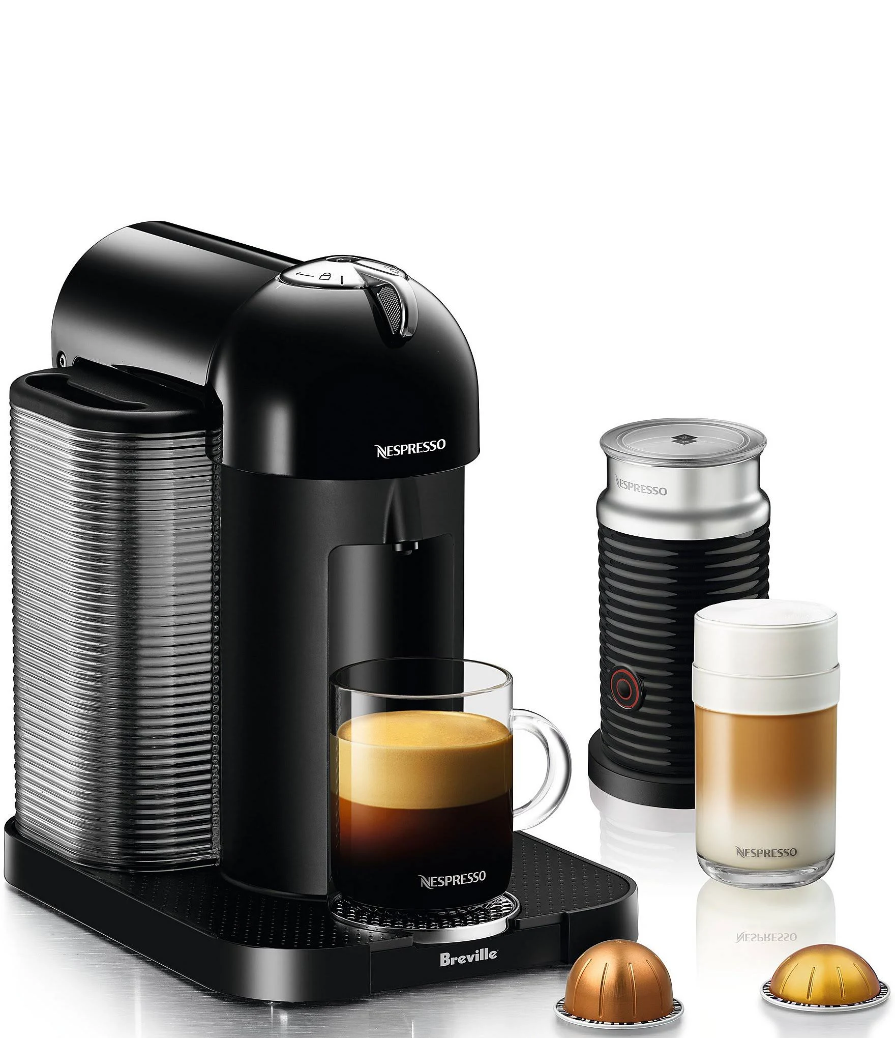 Nespresso Vertuo Coffee and Espresso Machine by Breville, Black