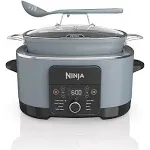 Ninja MC1001C Foodi PossibleCooker Pro 8.5 Quart Multi-Cooker, with 8-in-1 Slow Cooker, Dutch Oven, Steamer & more, Glass Lid & Integrated Spoon,