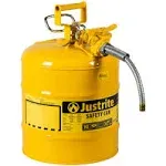 Type II AccuFlow™ Safety Can, Diesel, 5 gal, Yellow, Includes 5/8 in OD Flexible Metal Hose