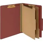 Blue Summit Supplies Legal Size 2-Divider Tab Cut Folders