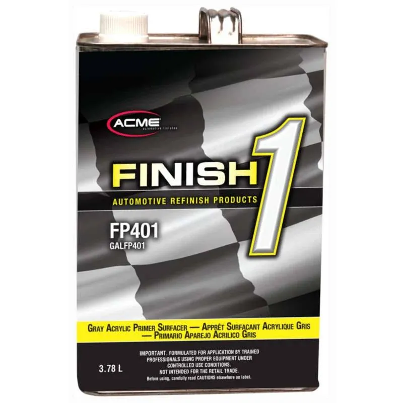 Finish1 Sherwin Williams FP401 Gray Acrylic Primer Surfacer Auto Paint Restoration car Paint Supplies