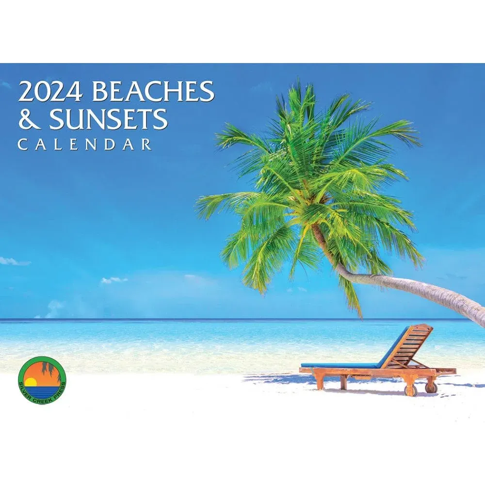 2024 beaches & Sunsets Calendar