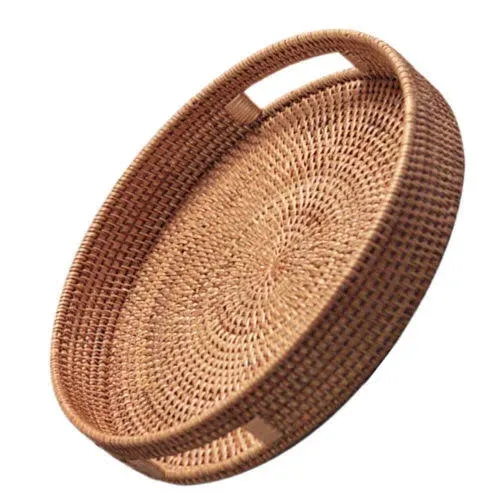 SILEHOM 16" Poly-Wicker Bread Baskets