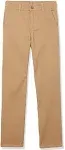 IZOD Boys' Flat Front Comfort Waistband Pants