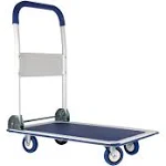 Upgraded Foldable Push Cart Dolly 330 lbs. Capacity Moving Platform Hand Truck