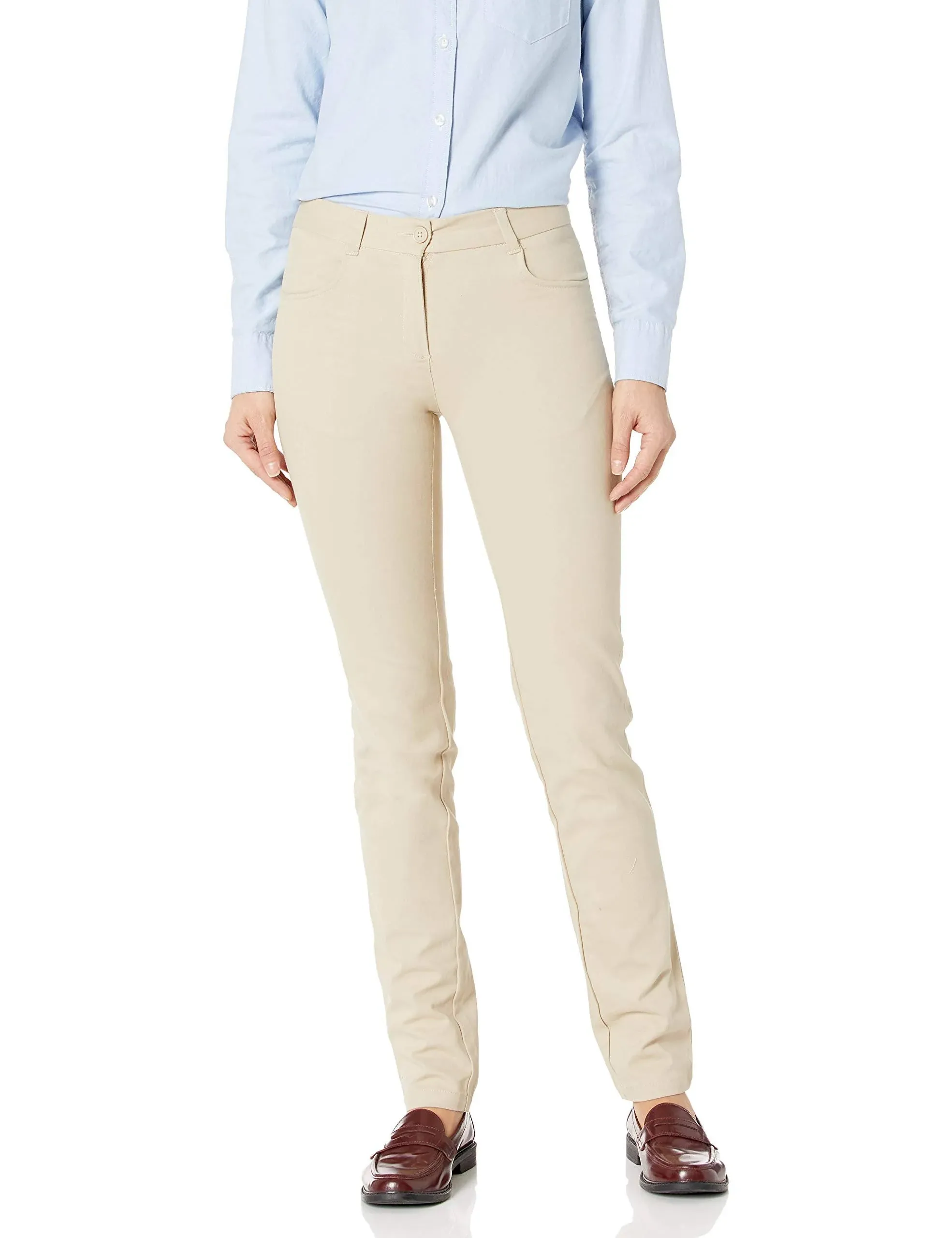 Izod Junior's Uniform Skinny Stretch Twill Pant