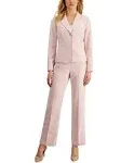 Le Suit Womens Herringbone 2PC Pant Suit