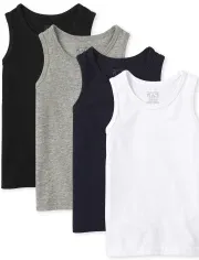 Baby And Toddler Boys Tank Top 4-Pack - Multi clr