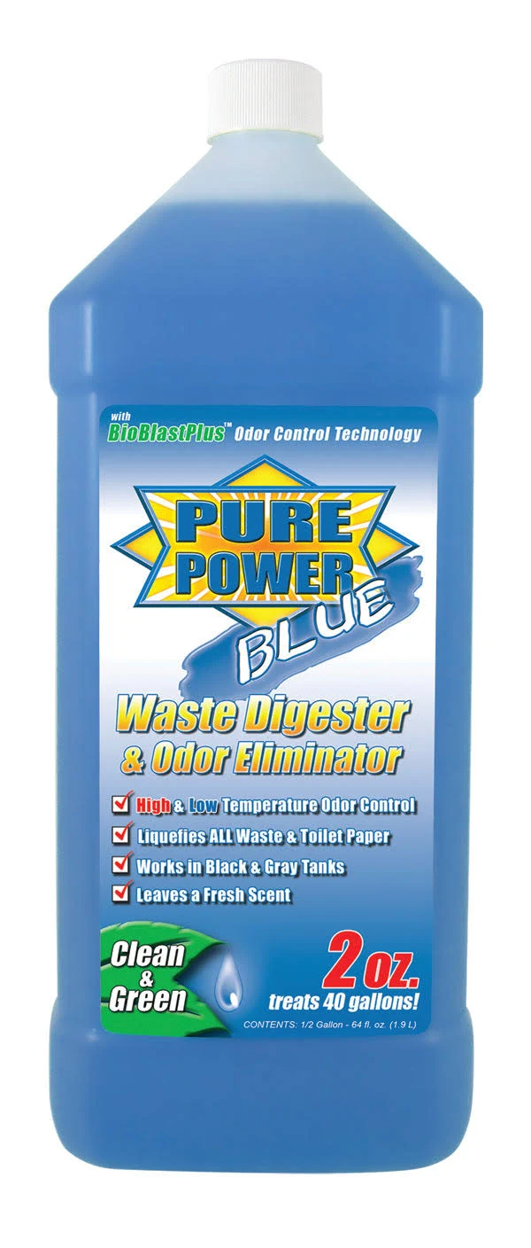 Valterra V23003 'Pure Power Blue' Waste Digester and Odor Eliminator - 64 oz. Bottle