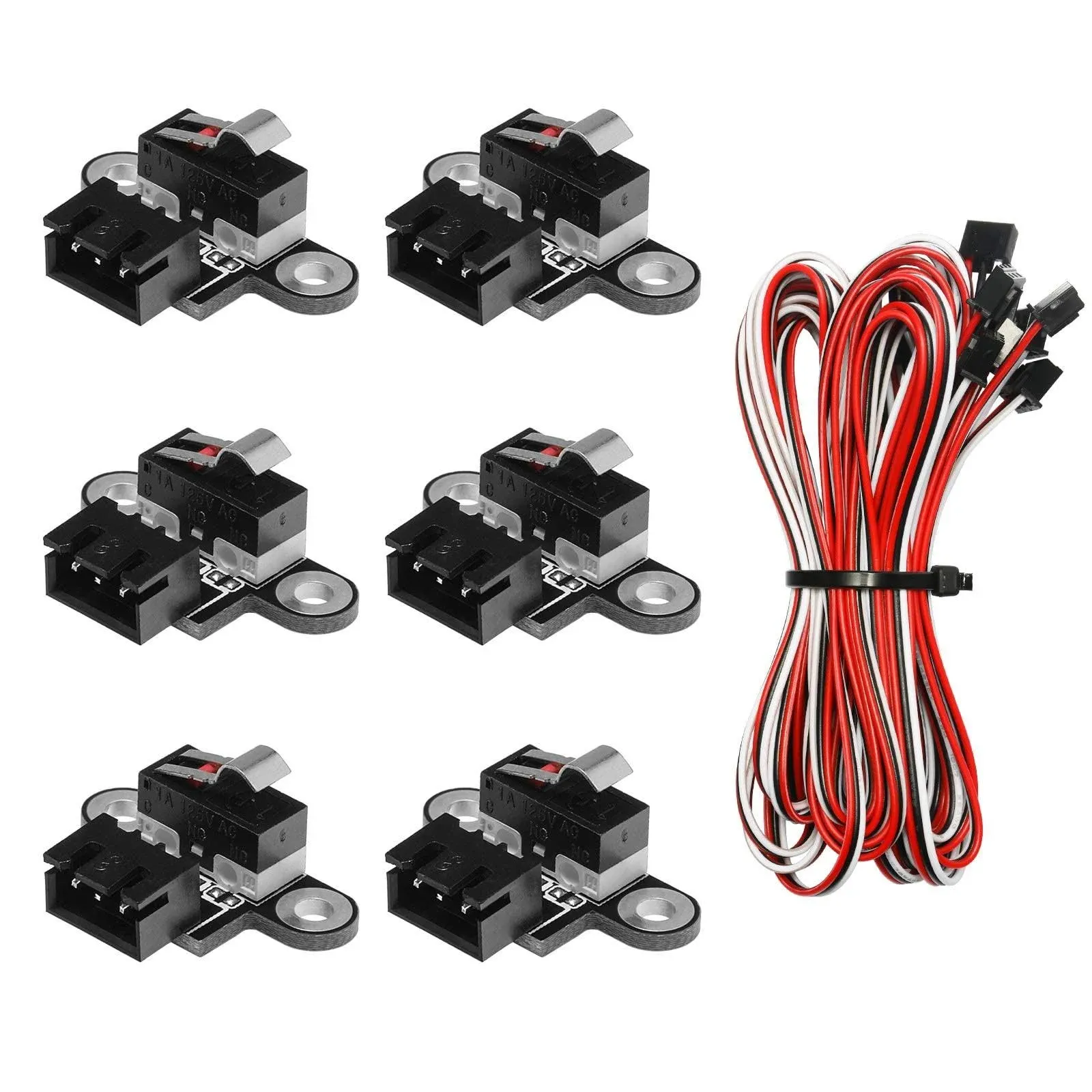 Genmitsu 6PCS Micro Limit Switches with 1M 3 Pin Cable for 3018-PROVer/3018-MX3