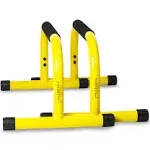 Lebert Fitness Parallette Push Up Bars Dip Station Stand - Perfect for Home and Garage Gym Exercise Equipment - Gymnastics, Calisthenics, Strength Training Parallel Bars for Men and Women