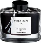 PILOT Iroshizuku Bottled Fountain Pen Ink, Yama-Guri, Wild Chestnut (Dark Brown) 50ml Bottle (69219)