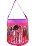 Barbie Collapsible Nylon Basket Bucket Tote Bag