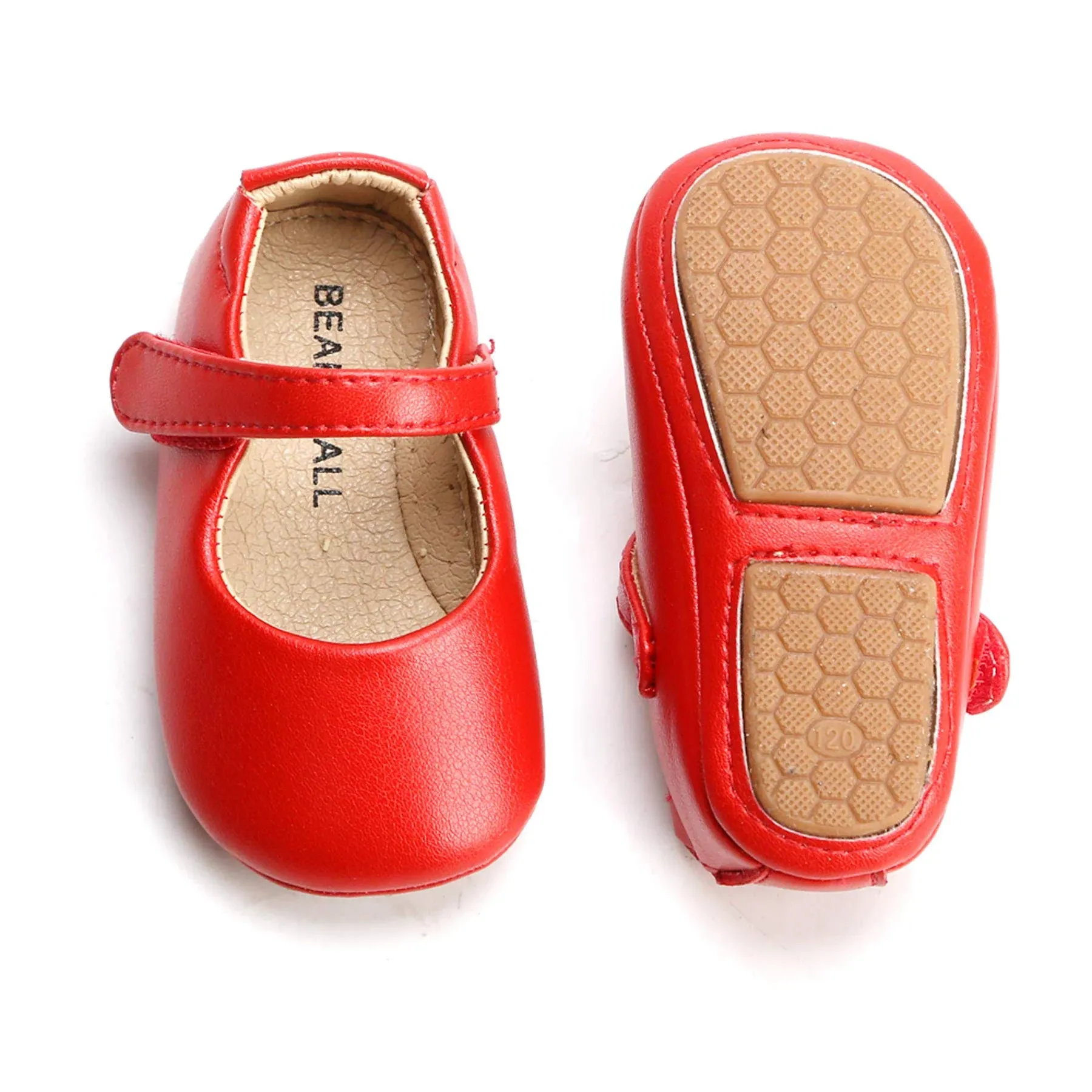 Felix & Flora Red Baby Shoes Girl 6-12 Months - Infant Baby Walking Shoes ...