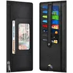 Fintie Slim RFID Blocking Credit Card Wallet with Zipper Pocket