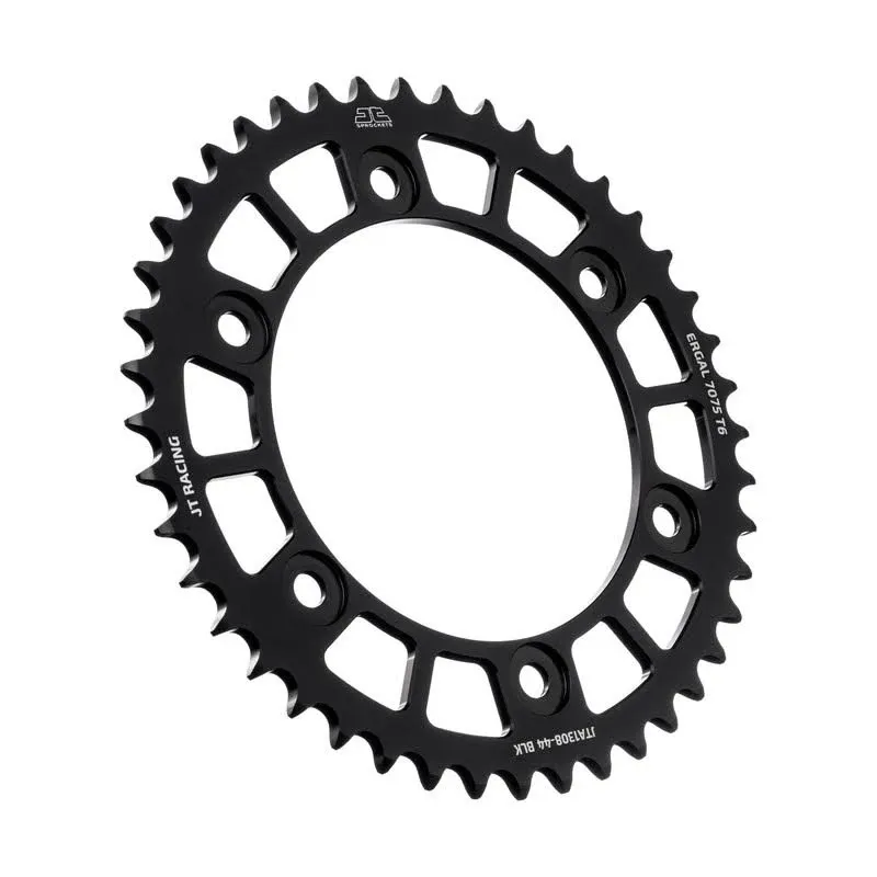 JT Sprockets JTA1308.44BLK Racelite Aluminum Rear Sprocket - 44T