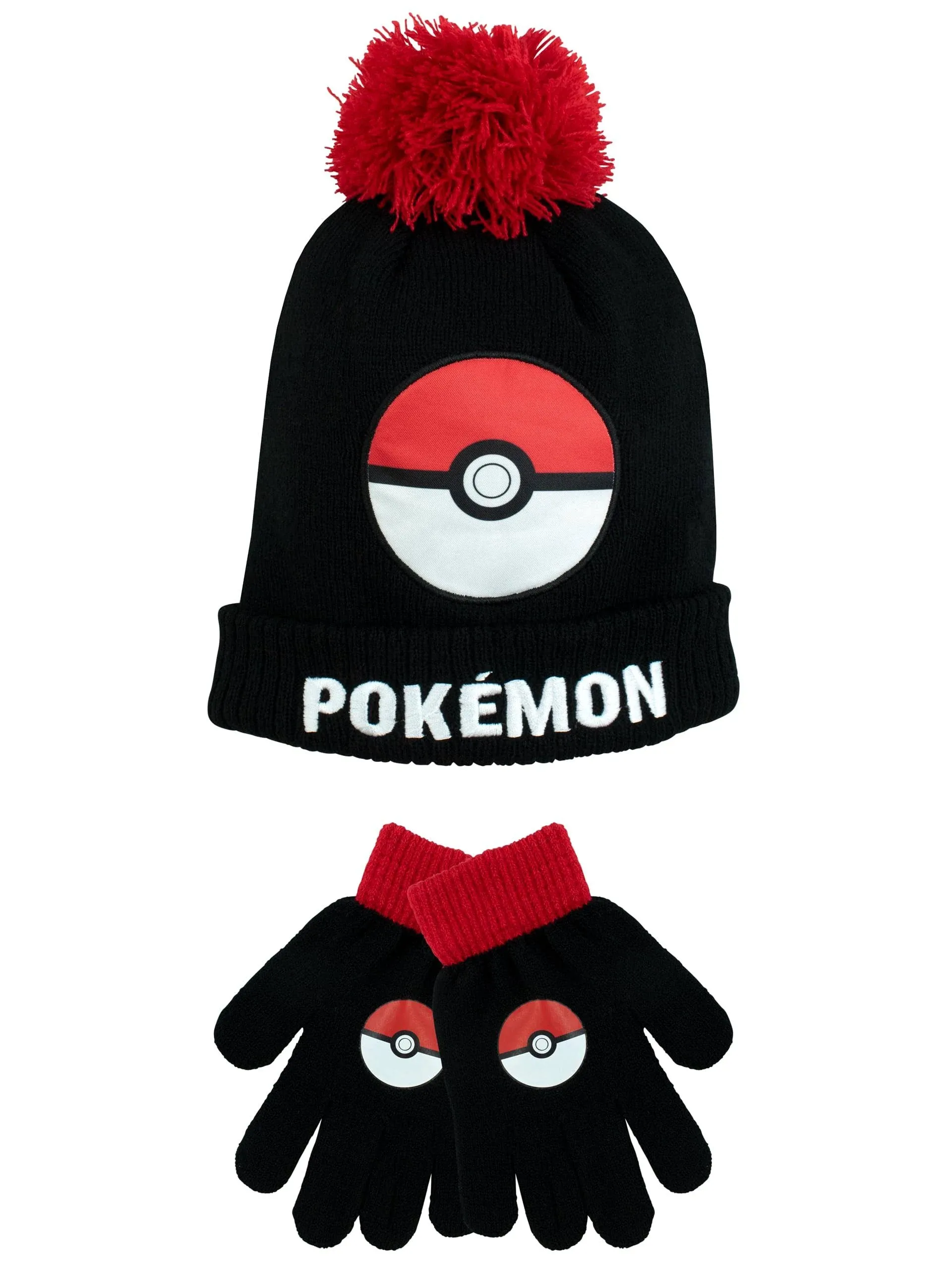 Pokemon Winter Hat and Glove Set | Kids | Official Character.com