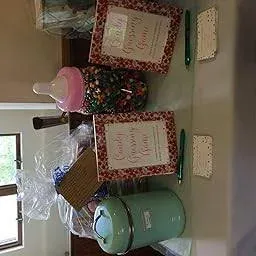 Baby Shower Candy Guessing Game, How Many Candies, Faux Gold Glitter and Pink Dots (24 Cards and 1 Sign)