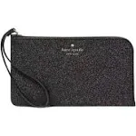 Kate Spade Lucy Glitter Medium L-Zip Wristlet