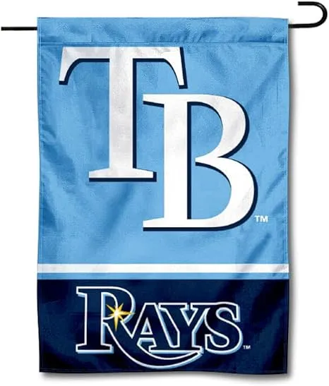 WinCraft Tampa Bay Rays Double Sided Garden Flag