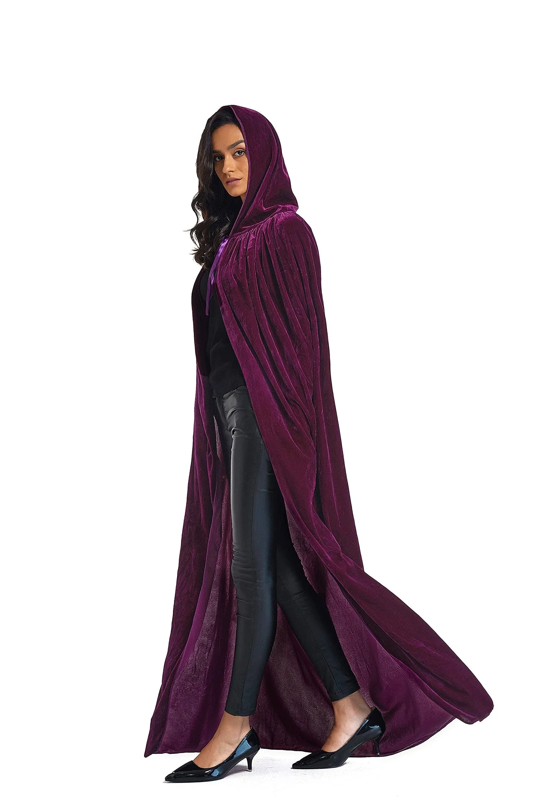 Evlatte Velvet Hooded Cloak