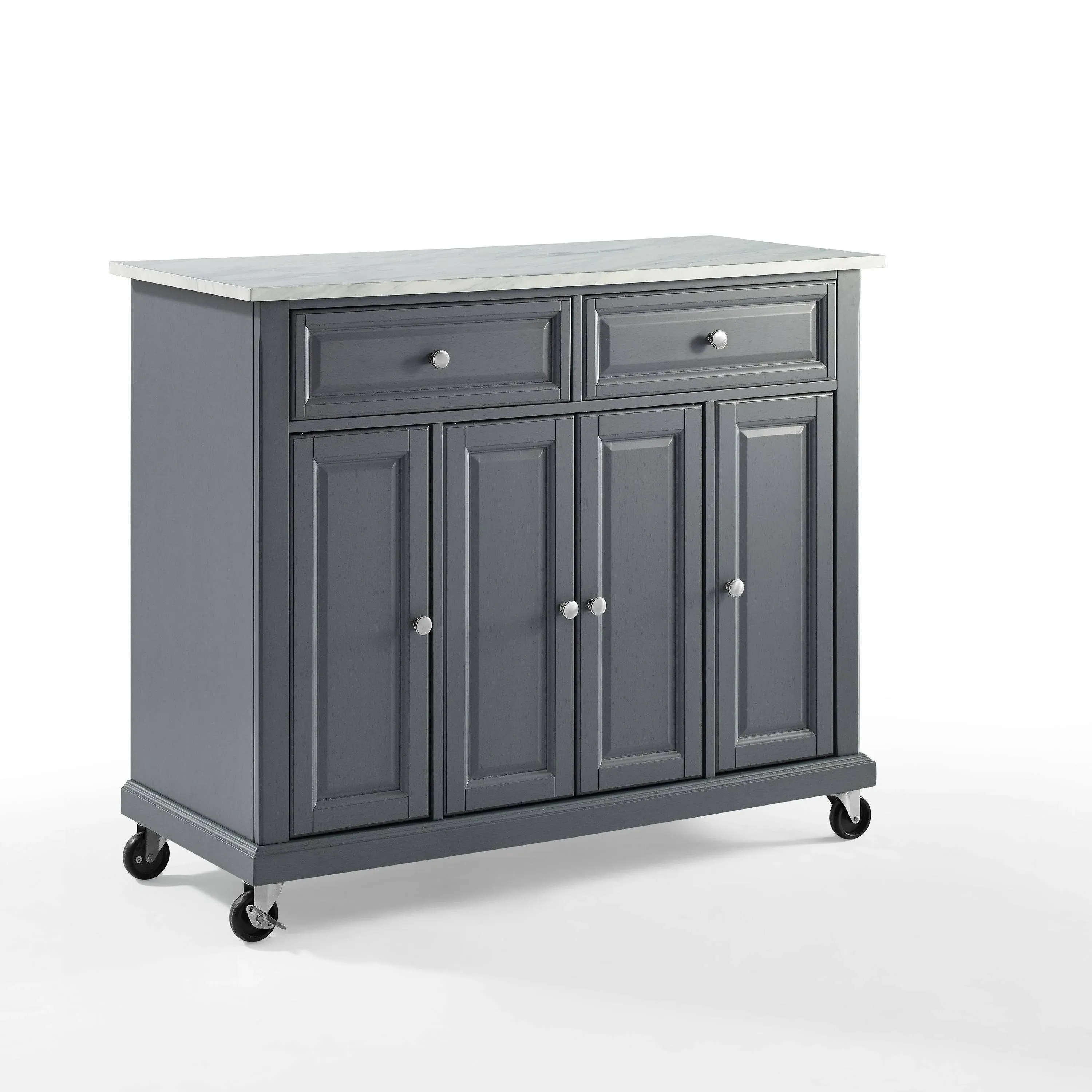 Crosley Furniture Avery Kitchen Cart, Gray