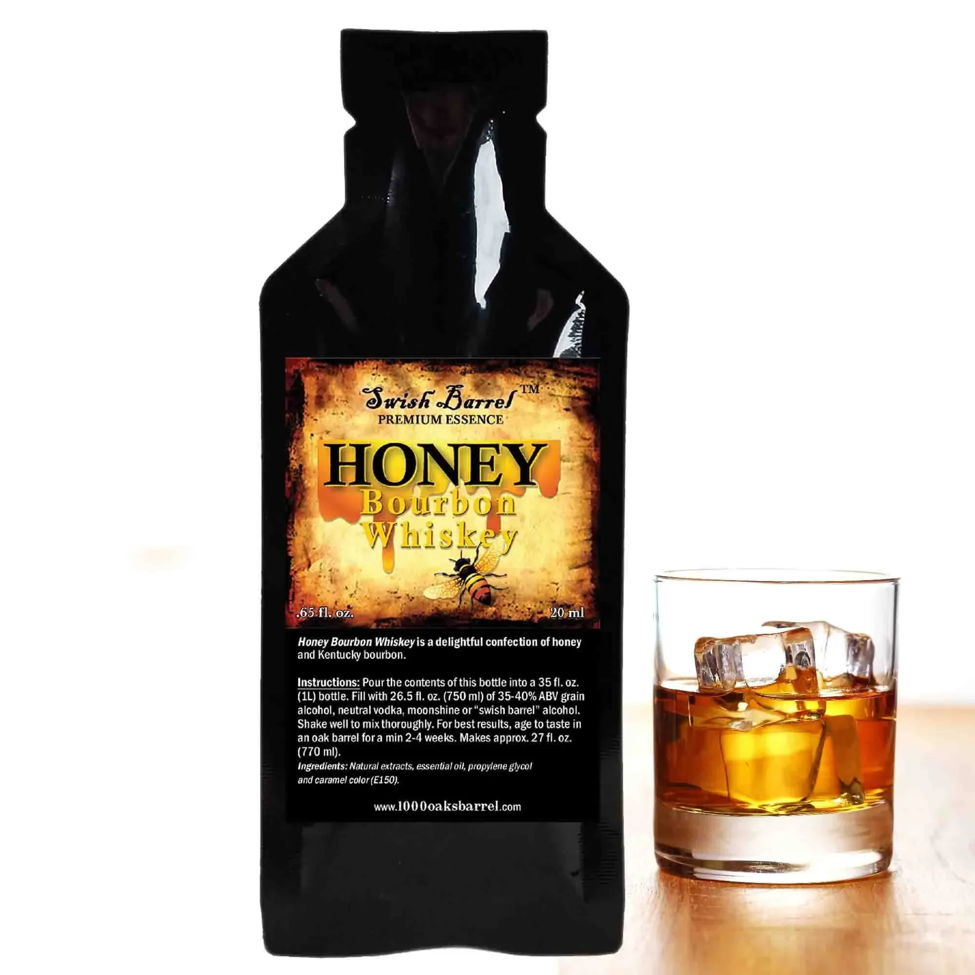 Thousand Oaks Barrel Co. Honey Bourbon Whiskey Flavor Essence - Single Pack 20ml ...