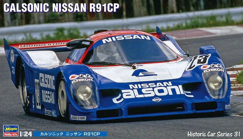 Hasegawa Models 21131 Calsonic Nissan R91CP 1:24 SCALE MODEL KIT