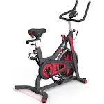 VIGBODY Stationary Exercise Bike Indoor Cycling Bike for Cardio Workout, with Comfortable Seat Cushion, LCD Monitor for Home Training Bike