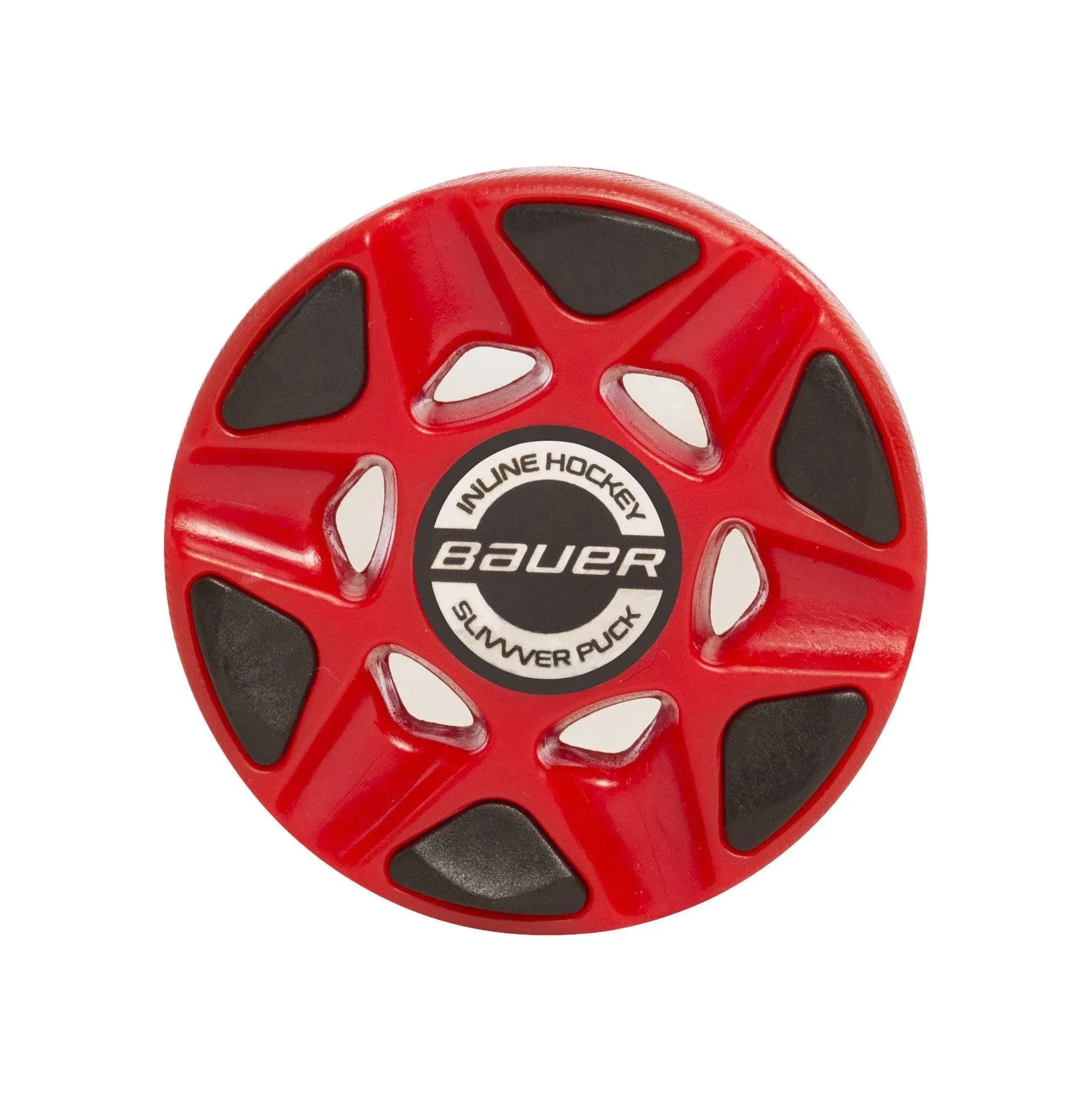 Bauer Slivvver Inline Roller Hockey Puck - Red