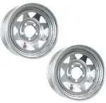 2-Pack Trailer Wheel Galvanized Rims