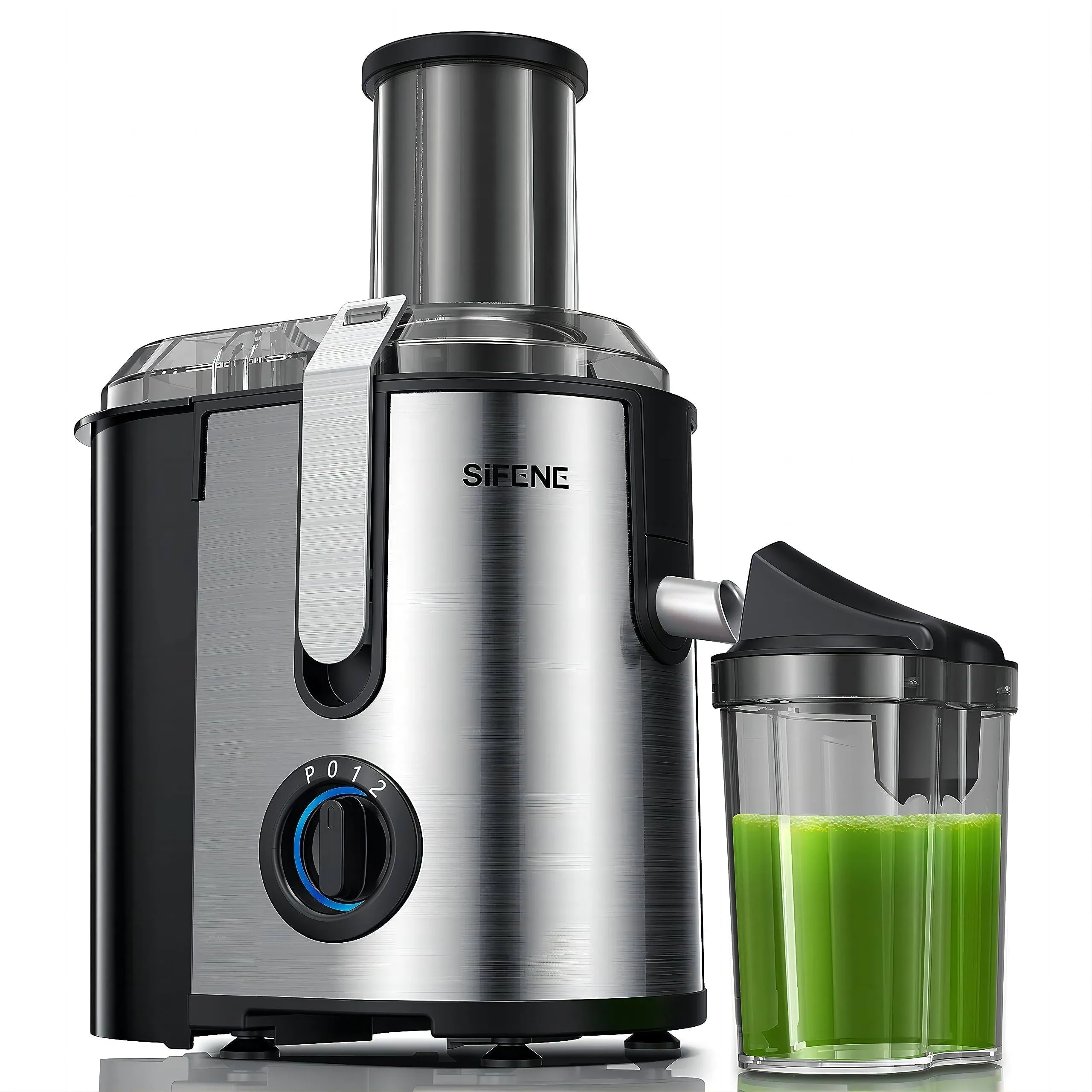 High-Powered 800W Centrifugal Juicer by SiFENE, Featuring 3.2" Wide Mouth  | eBay