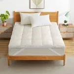 Organic Cotton Mattress Topper Feather Bed - Full