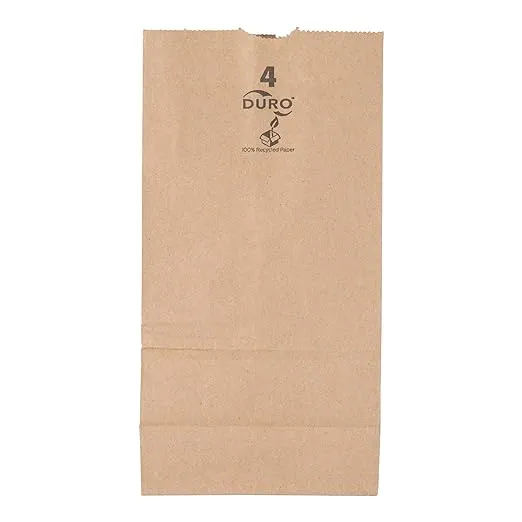 Grocery Paper Bags 5" x 9.75" Kraft 500 Bags