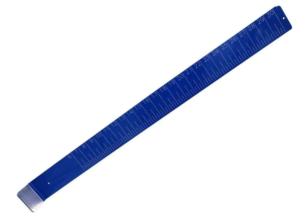 Qualidy 40" Blue Aluminum Fish Ruler;