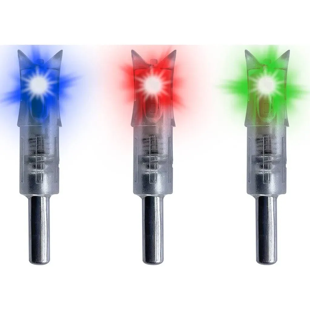 Barnett Headhunter Strobe Multicolored Strobing Light Nocks 3-Pack NEW 