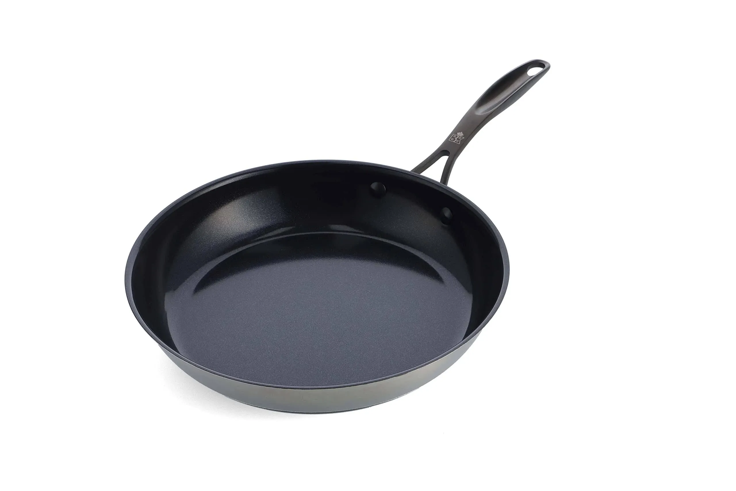 BK Ceramic Black Ceramic Nonstick Induction 11&#034; Nonstick Frying Pan Skillet P...