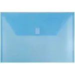 JAM Paper Plastic Envelopes with Hook & Loop Closure